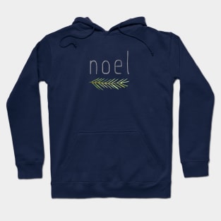 Merry Christmas Noel with Spruce Branch Hoodie